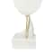 14" Cream Polystone Ballet Dancer Sculpture Décor